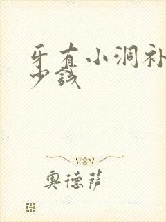 牙有小洞补牙多少钱