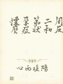 怀孕第二周有什么症状和反应