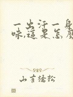 一出汗一身都臭味,这是怎么回事