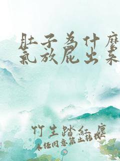 肚子为什么老胀气放屁出来就会舒服点