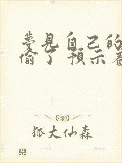 梦见自己的钱被偷了 预示着什么