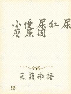 小便尿红尿是什么原因