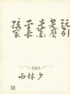 孩子老是玩手机家长怎么引导