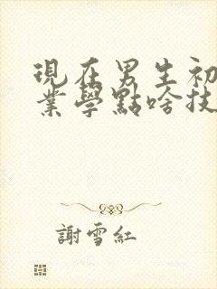 现在男生初中毕业学点啥技术能赚钱