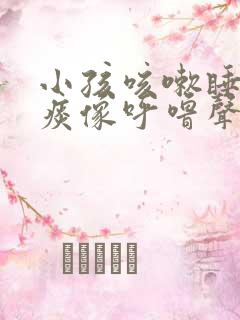 小孩咳嗽睡觉有痰像呼噜声