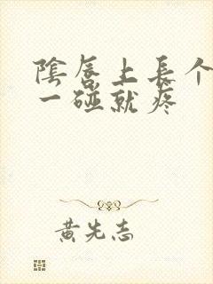 阴唇上长个疙瘩一碰就疼