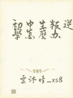 初中生叛逆不想学怎么办