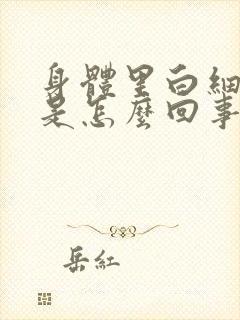 身体里白细胞高是怎么回事