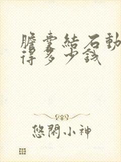 胆囊结石动手术得多少钱