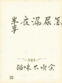 半夜漏尿怎么回事