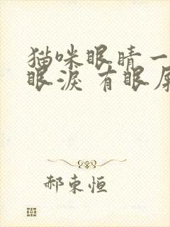 猫咪眼睛一直流眼泪 有眼屎