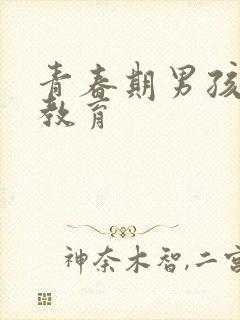 青春期男孩子性教育