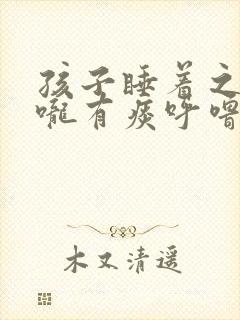 孩子睡着之后喉咙有痰呼噜呼噜的