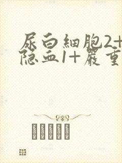 尿白细胞2+尿隐血1+严重吗