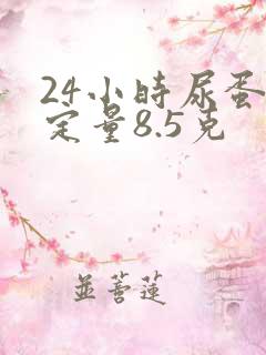 24小时尿蛋白定量8.5克