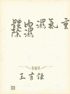 体内湿气重快速除湿