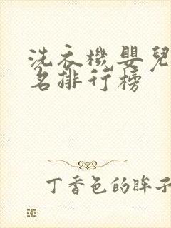 洗衣机婴儿前十名排行榜