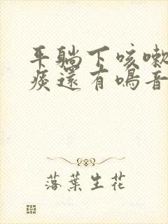 平躺下咳嗽有白痰还有鸣音