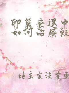 卵巢衰退中医要如何治疗较好