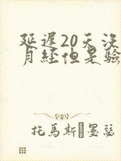 延迟20天没来月经但是验孕棒显示没怀孕
