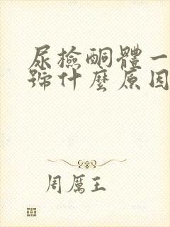 尿检酮体一个加号什么原因