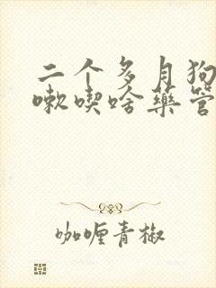 二个多月狗子咳嗽吃啥药管用