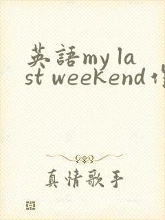 英语my last weekend作文