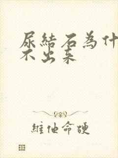 尿结石为什么尿不出来