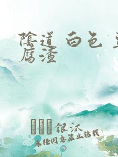 阴道 白色 豆腐渣