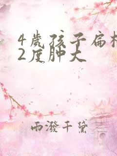 4岁孩子扁桃体2度肿大