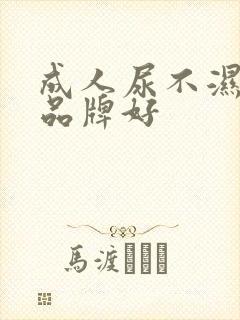 成人尿不湿那个品牌好