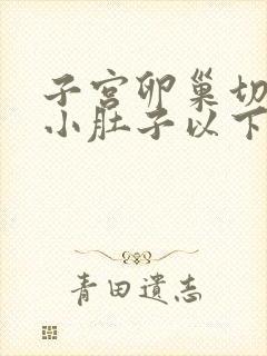 子宫卵巢切除后小肚子以下有下坠感