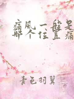 痛风一般是脚的哪个位置痛