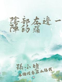 阴部左边一阵一阵的痛