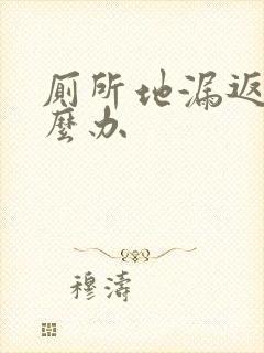 厕所地漏返臭怎么办