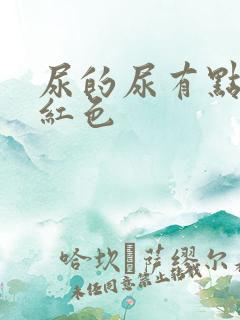 尿的尿有点偏黄红色