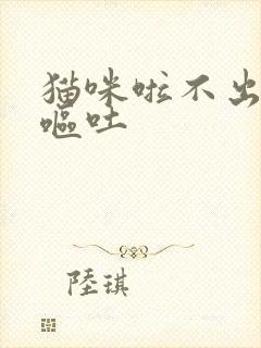 猫咪啦不出尿还呕吐