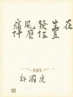 痛风发生在脚的什么位置