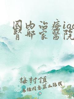 国内治疗iga肾哪家医院好