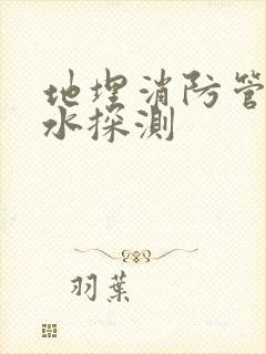 地埋消防管道漏水探测