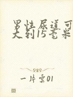 男性尿道可以扩大到15毫米吗