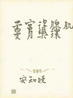 子宫得腺肌症带曼月乐环