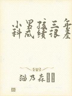 小男孩三年级各科成绩很差怎么办