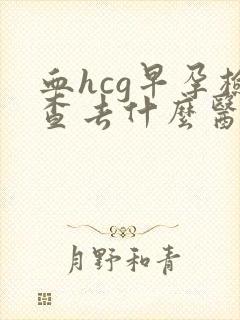 血hcg早孕检查去什么医院检查