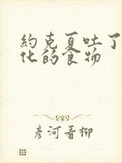 约克夏吐了没消化的食物