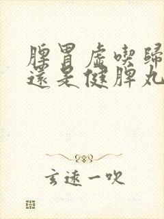 脾胃虚吃归脾丸还是健脾丸