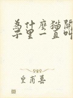 为什么猫关在笼子里一直叫