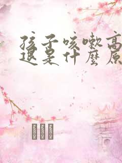 孩子咳嗽高烧不退是什么原因引起的