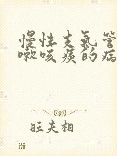 慢性支气管炎咳嗽咳痰的病理基础是