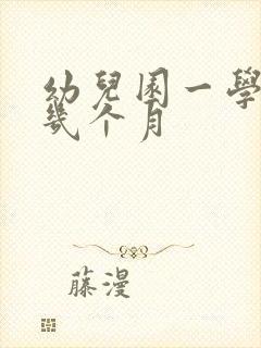 幼儿园一学期有几个月